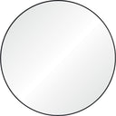 Renwil Cori 40" Tall Round Wall Mirror - Black