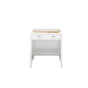 Glossy White / No Countertop