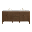 Mid-Century Walnut / Eternal Jasmine Pearl - 3 Faucet Holes