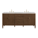 Mid-Century Walnut / Eternal Jasmine Pearl - 3 Faucet Holes