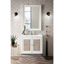 Glossy White / White Zeus - 3 Faucet Holes
