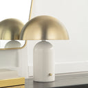 Renwil Solero 16" Tall Table Lamp with Dome Iron Shade