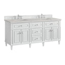 Bright White / Eternal Jasmine Pearl - 3 Faucet Holes