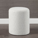 Renwil Corbin Indoor Boucle Ottoman - Off-White