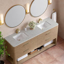 Pebble Oak / Victorian Silver - 1 Faucet Hole
