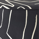 Renwil Artak Indoor Cotton Stool - Black