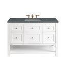 Bright White / Parisien Bleu - 3 Faucet Holes