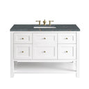 Bright White / Parisien Bleu - 3 Faucet Holes