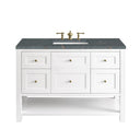 Bright White / Parisien Bleu - 3 Faucet Holes