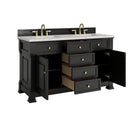 Black Onyx / Eternal Jasmine Pearl - 3 Faucet Holes