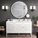 Glossy White / White Zeus - 1 Faucet Hole