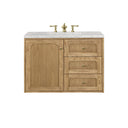 Light Natural Oak / Eternal Jasmine Pearl - 3 Faucet Holes