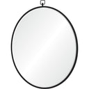 Renwil Rayden 38.5" Tall Round Wall Mirror - Black