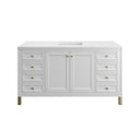 Glossy White / White Zeus - 3 Faucet Holes