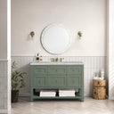 Smokey Celadon / Victorian Silver - 3 Faucet Holes