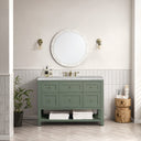Smokey Celadon / Victorian Silver - 3 Faucet Holes