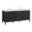 Carbon Oak / White Zeus - 3 Faucet Holes
