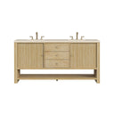 Sunwashed Oak / Eternal Marfil - 3 Faucet Holes
