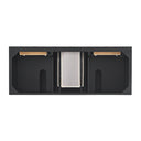 Black Onyx / Victorian Silver - 3 Faucet Holes