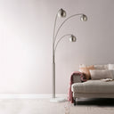 Renwil Aguillard 87.5" Height Floor Lamp - Grey