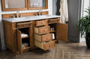 Saddle Brown / Eternal Jasmine Pearl - 3 Faucet Holes