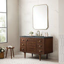 Mid-Century Walnut / Parisien Bleu - 3 Faucet Holes