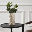 Renwil Hermione Indoor Ceramic Stoneware Vase - Beige Semi-Gloss