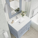 Serenity Blue / White Zeus - 1 Faucet Hole