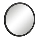 Renwil Olica 40" H x 40" W Wall Mirror - Black