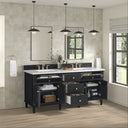 Black Onyx / White Zeus - 3 Faucet Holes