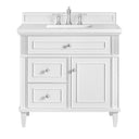 Bright White / White Zeus - 3 Faucet Holes