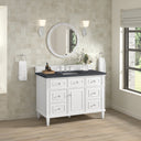 Bright White / Charcoal Soapstone - 3 Faucet Holes