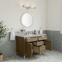 Walnut Whisper / Victorian Silver - 3 Faucet Holes