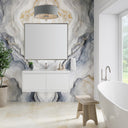 Glossy White / Glossy White - 1 Faucet Hole