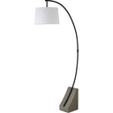 Renwil Weymouth 75.5" Length Floor Lamp - Matte Black