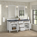 Bright White / Charcoal Soapstone - 3 Faucet Holes