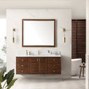 Mid-Century Walnut / White Zeus - 1 Faucet Hole