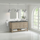 Whitewashed Oak / Parisien Bleu - 3 Faucet Holes