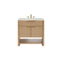 Seaside Oak / Victorian Silver - 3 Faucet Holes