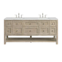 Whitewashed Oak / Ethereal Noctis - 3 Faucet Holes