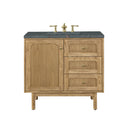Light Natural Oak / Parisien Bleu - 3 Faucet Holes
