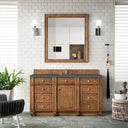 Saddle Brown / Parisien Bleu - 3 Faucet Holes
