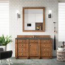 Saddle Brown / Parisien Bleu - 3 Faucet Holes