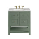 Smokey Celadon / Victorian Silver - 3 Faucet Holes