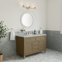Walnut Whisper / Victorian Silver - 3 Faucet Holes