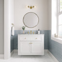 Glossy White / Eternal Jasmine Pearl - 3 Faucet Holes