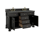 Black Onyx / Parisien Bleu - 3 Faucet Holes