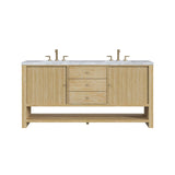 Carrara White - 3 Faucet Holes