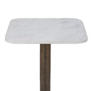 Renwil Allard Indoor Cast Aluminum Side Table - Antique Brass