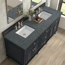 Black Onyx / Parisien Bleu - 3 Faucet Holes